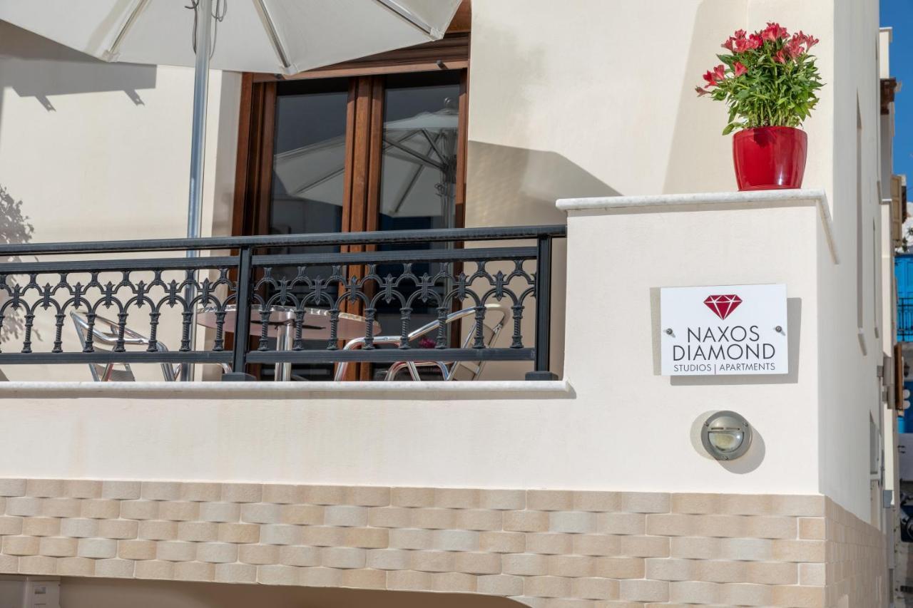 Naxos Diamond Studios Apartments Naxos City Exteriör bild